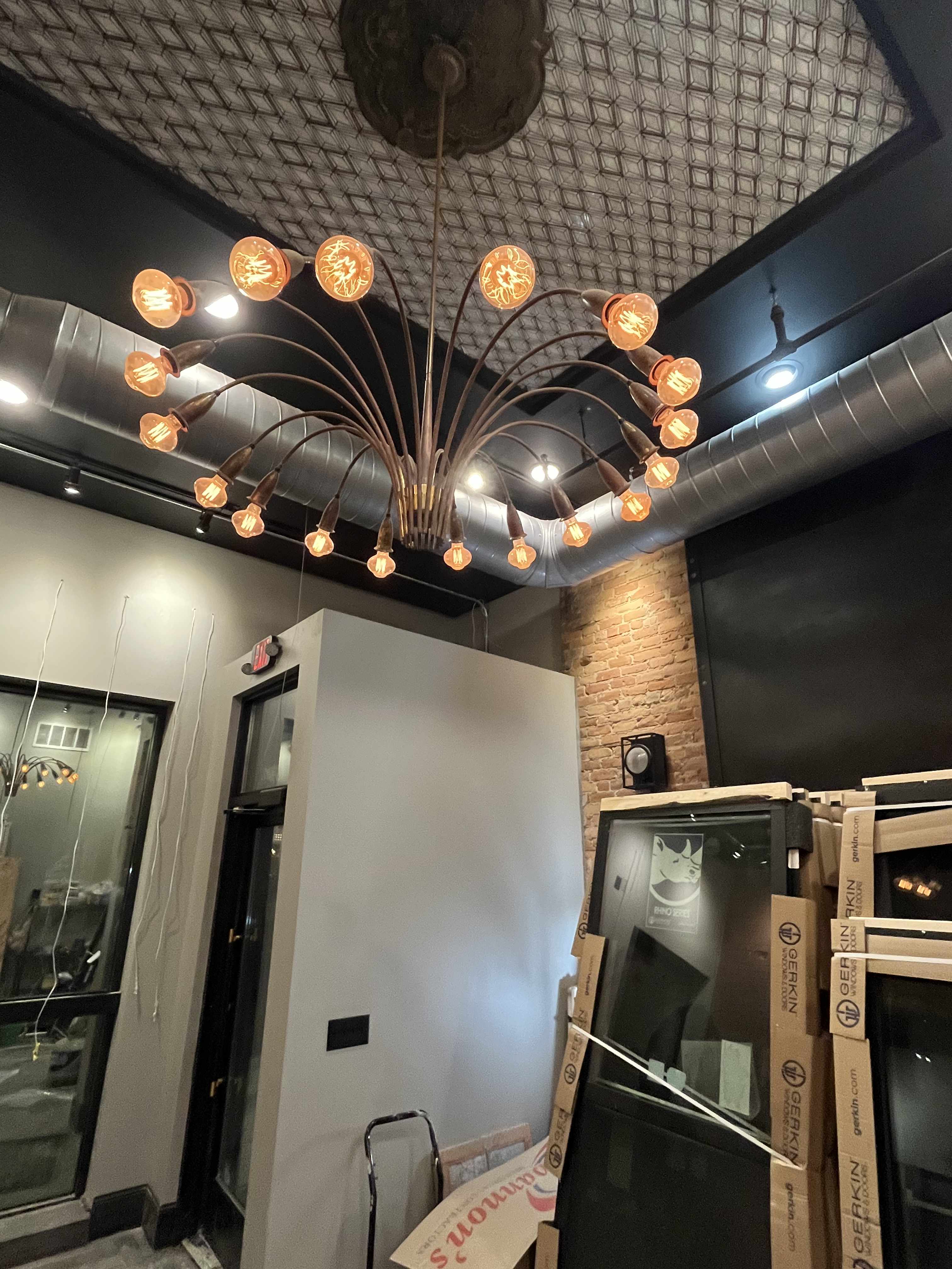 Interior renovation progress