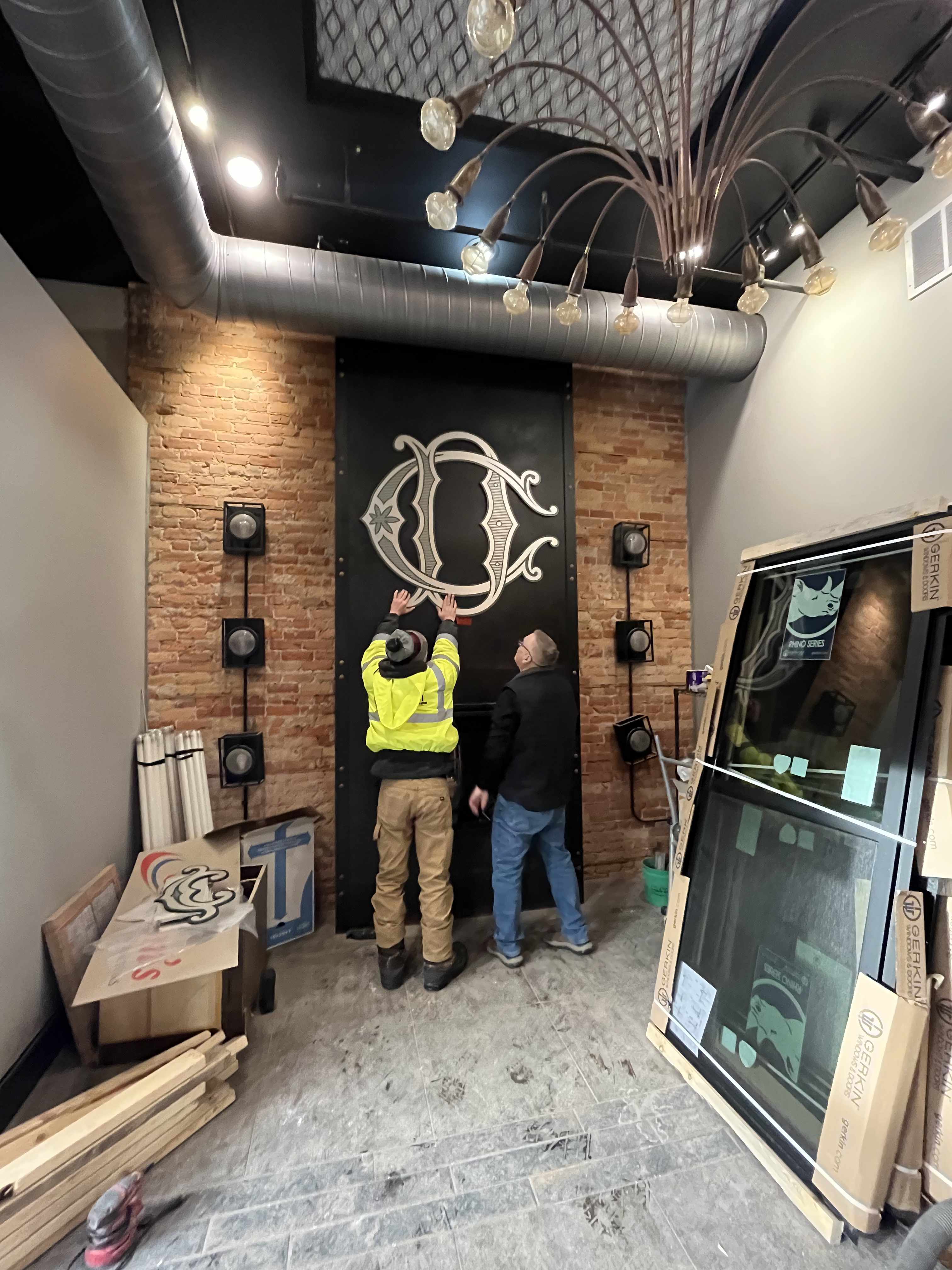 Construction work in progress